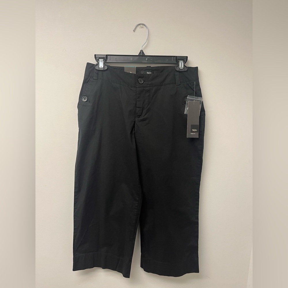 Women’s Massimo Modern Fit Black Capris Size 2